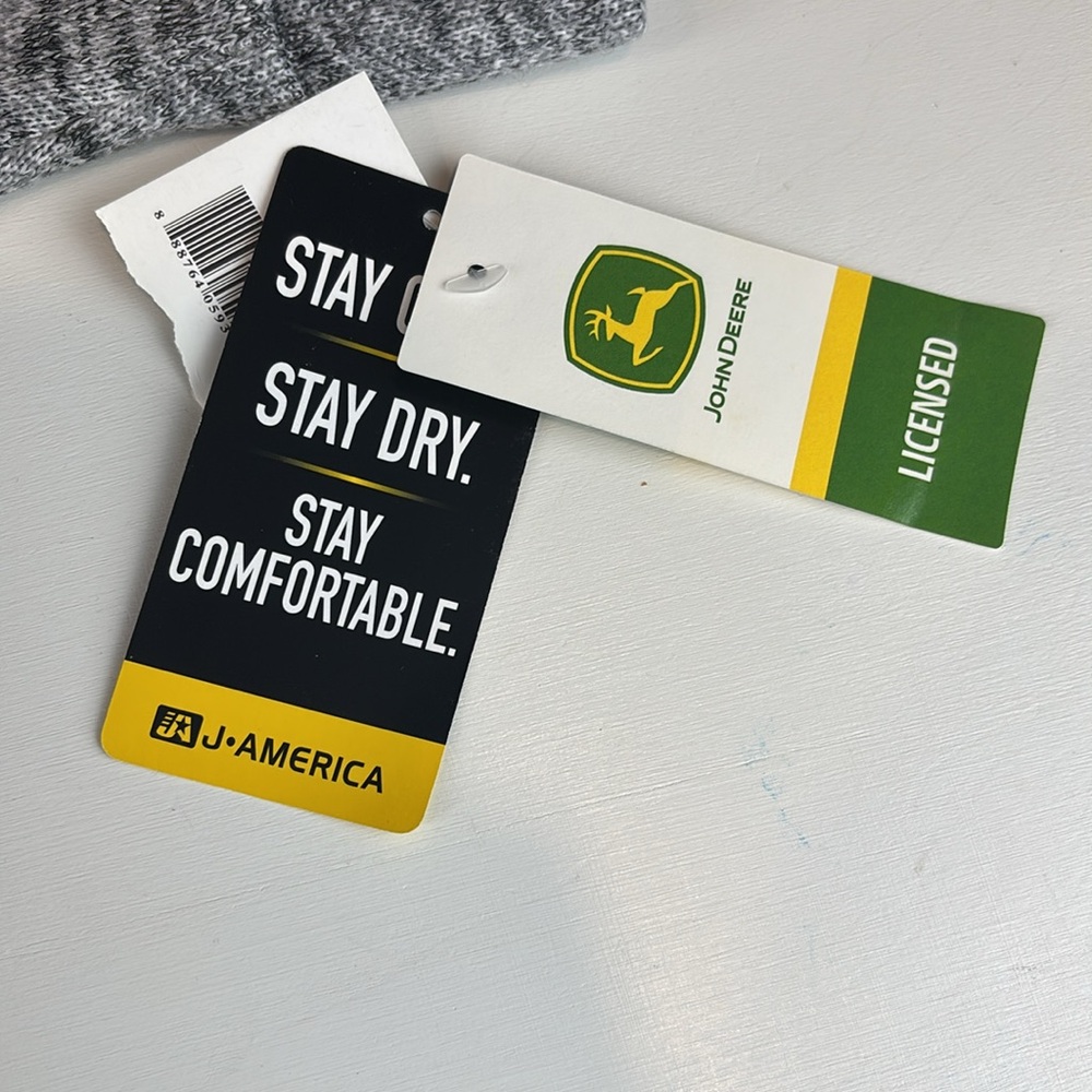 John Deere Hoodie 2XL Grey NWT - Picture 7 of 10